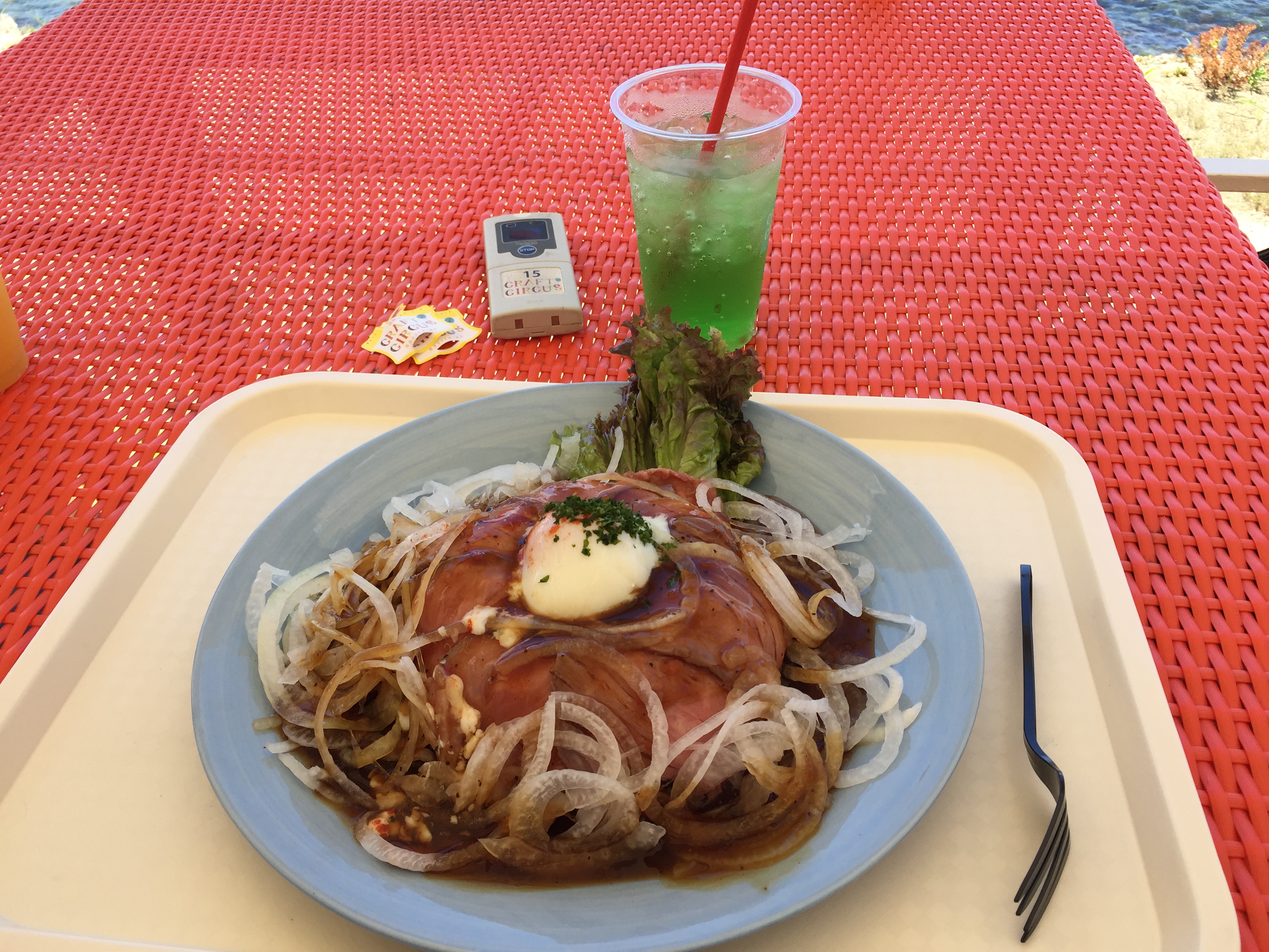 Rare Roast beef at Craft Circus on Awaji.